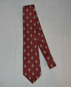 Hathaway Classic Christmas Themed 100% Silk 56 Inch Tie - Picture 1 of 3