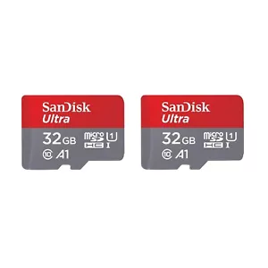 SanDisk 32GB Ultra microSDHC UHS-I Memory Card 2-Pack (2x32GB) - Picture 1 of 1
