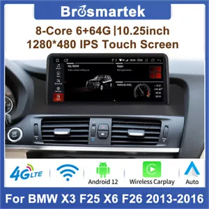 10,25'' HD Android Autoradio CarPlay DAB+ GPS Navi für BMW X3 F25 X4 F26 NBT - Bild 1 von 13