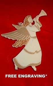 FREE Personalized Engraving Engraved Gloria Duchin Angel Christmas Ornament - Picture 1 of 3