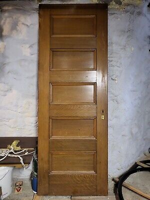 Solid Wood 5 Panel Door 30 W X 80  • 149$