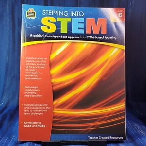 STEPPING INTO STEM KLASSE 6 von Robert W Smith Homeschool Klassenzimmer BRANDNEU - Bild 1 von 6