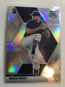 2020 Chronicles MOSAIC Brock Burke RC Rangers #25 SILVER Prizm SP - Picture 1 of 2