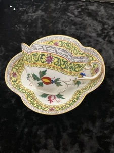 Dresden Quatrefoil Cup and Saucer Adolph Hamann pattern - Picture 1 of 5