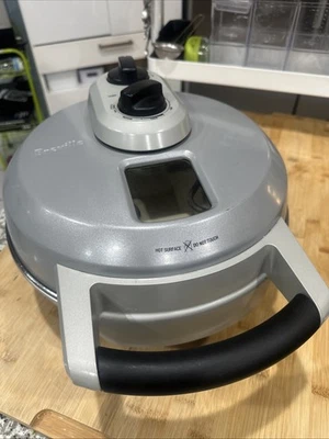 BREVILLE BPZ600XL PIZZA stone OVEN 12" SILVER * - Image 1 of 4