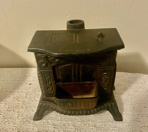 Vintage Cast Iron Stove Mini Wood Burning Stove - Picture 1 of 10