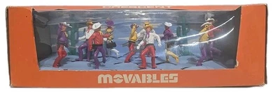 JUEGO DE VAQUEROS SOLDADOS DE JUGUETE (SWOPPETS) MUEBLES DE MEDIA LUNA ESCASOS DE COLECCIÓN 902 Foto 1 de 4