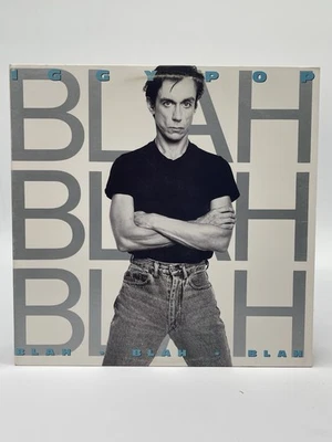 IGGY POP BLAH  BLAH BLAH 12" LP VG+ VINYL RECORD A&M 1986 - Image 1 of 4