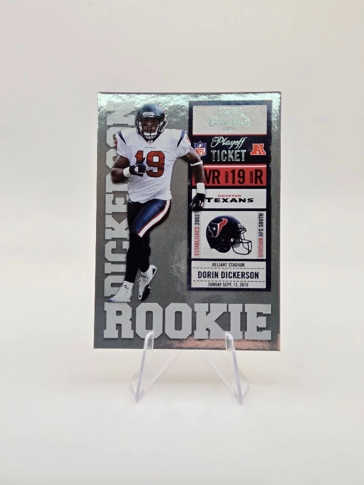 Dorin Dickerson 2010 Playoff Contenders RC Playoff Ticket SP /99 #133 Texans - Image 1 of 2