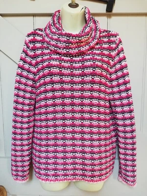 BEAUTIFUL MARKS & SPENCER ROLL NECK COTTON SWEATER...SIZE 14...NEXT DAY POSTAGE - Image 1 of 4