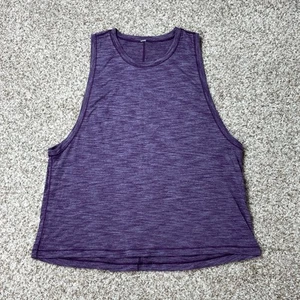 Lululemon Size 8 Cardio Squad Tank Top II Heathered Plum Yoga Gym - Picture 1 of 4