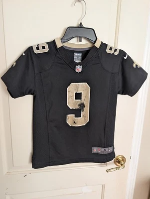 CAMISETA NIKE NEW ORLEANS SAINTS DREW BREES #9 Juvenil PEQUEÑA Foto 1 de 4