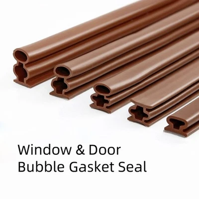 Fensterdichtung Dichtband Türdichtung selbstklebend D Profil EPDM Gummi - Bild 1 von 4