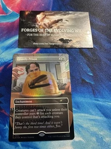 Ghostly Prison Foil 7042 Dwight's Destiny The Office Bonus Card - Picture 1 of 1