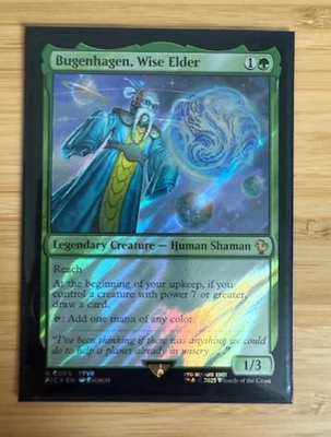 MTG: Bugenhagen, Wise Elder (Surge Foil) Commander: Final Fantasy Foil NM - Image 1 of 2