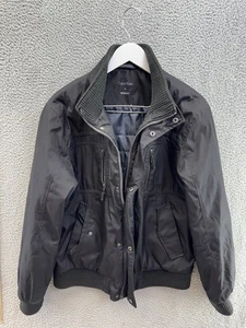 Calvin Klein Black Full Zip Coat Women's Size M POG - Picture 1 of 12
