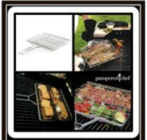 Pampered Chef BBQ Flexible Basket #2713 New in Box Retired - Picture 1 of 3