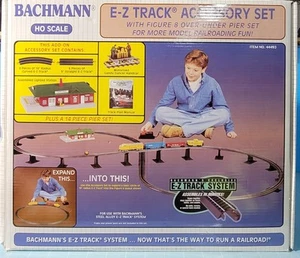 S01: Bachmann HO E Z Track Steel Alloy Track Accessory Set NIB No. 44493 - Picture 1 of 2
