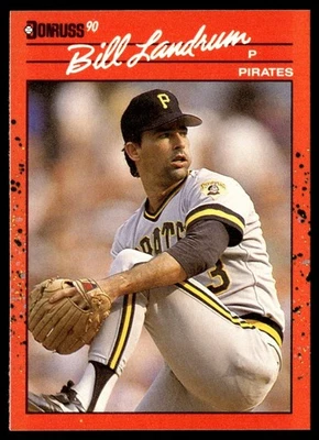 1990 Donruss Bill Landrum Pittsburgh Pirates #668 - Image 1 of 2
