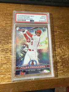 Shohei Ohtani - Bowman's Best 2018 - Power Productors - PP-SO - PSA GEMA COMO NUEVA 10 - Imagen 1 de 1