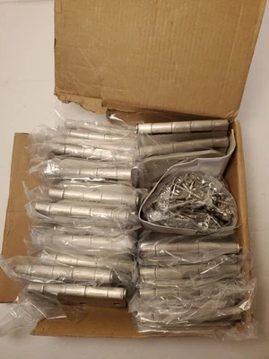 Paquete de 29 bisagras de puerta redondeadas de satén níquel cepillado interior de 3,5 pulgadas 3 1/2 pulgadas... Foto 1 de 4