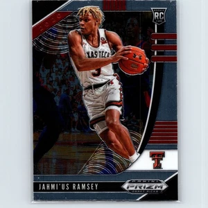 2020-21 Panini Prizm Draft Picks - Jahmi'us Ramsey #65 (RC) - Texas Tech - Foto 1 di 2