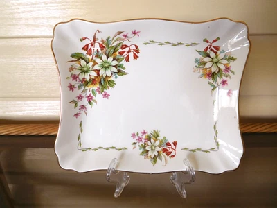 Royal Doulton "Bushflowers" Rectangle Serving Plate D6387 England 1930. - image 1 of 4