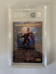 2025 Magic Gathering Marvel Iron Man Titan Innovation #1731 FOIL TAG 10 #0519 - Picture 1 of 2