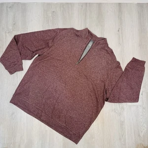 Roundtree And York Maroon Men’s Long Sleeve Sweater Shirt Size XL - Picture 1 of 5