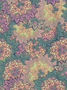 Lularoe Tween Leggings- NWT- Floral Geometric - Purple, Blue, Mint, Pink - Picture 1 of 6