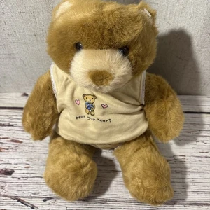 Camicia vintage Costruisci un orso orso marrone chiaro con orso il tuo cuore 1997 - Foto 1 di 9
