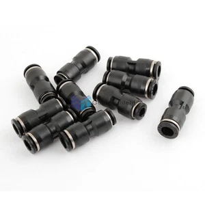 Conector neumático de empuje de unión rápida de tubería de aire de 6 mm a 8 mm de diámetro de 10 piezas - Imagen 1 de 2