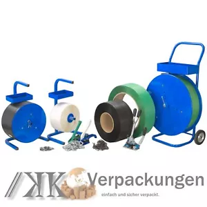 Textil Umreifungsband -PP -gewebt Abrollgerät Bandspanner Klemmen - Bild 1 von 43