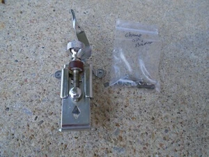 VINTAGE 1950's SLINGERLAND RADIO KING SNARE DRUM 3-POINT STRAINER-CHROME-NICE! - Picture 1 of 5