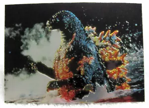 Tarjeta coleccionable 1996 JPP Amada Toho Burning Godzilla brillo radiactivo cromo #53 - Imagen 1 de 2