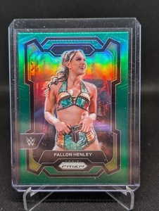 2024 Panini Prizm WWE GREEN PRIZM PARALLEL Fallon Henley Card Gear Match NXT - Picture 1 of 2