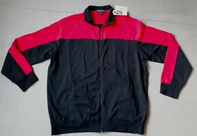 Vintage Daniel Cremieux Classics Zip Tracksuit Jacket Top Red Black Large New  - Image 1 of 4
