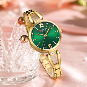 Women NEW Quartz Watch Fashion Golden Wristwatch Ladies Girls Gift Watches