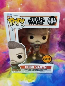 Funko POP Disney SW The Mandalorian COBB VANTH CHASE EDITION #484 (w/Protector) - Bild 1 von 3
