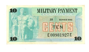 Militär Zahlungszertifikat Serie 692 10c (A0071) - Bild 1 von 2
