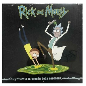 Adult Swim Rick & Morty Wall Calendar 16 Months New Sealed Glory To Glorzo - Picture 1 of 2