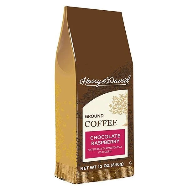 HARRY AND DAVID Harry & David Chocolate Raspberry Ground Coffee, 12 oz