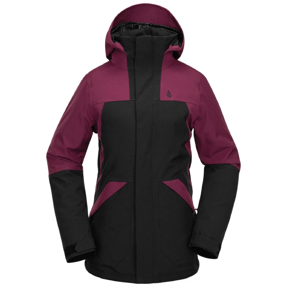 Brand New Womens 2025 Volcom Shelter 3D Stretch Jacket Burgundy - Image 1 of 1