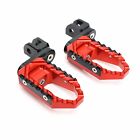 For Honda Varadero 125 XL125V 07-17 16 Front Wide Foot Pegs 40mm Lower Red