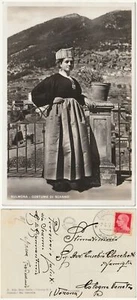SULMONA - L'AQUILA - COSTUME DI SCANNO - VIAGG. 1937 -9560- - Imagen 1 de 1