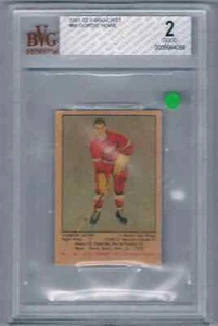 1951-52 PARKHURST GORDIE HOWE ROOKIE UNDERVALUED EASY4.5ORMORE BVG 2 DETROIT RED - Picture 1 of 2