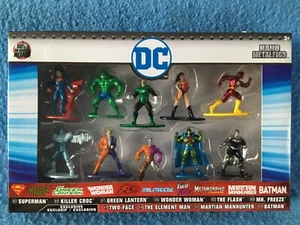 DC 10-Pack Nano Metalfigs Die-Cast Marvel JadaToys - Picture 1 of 2