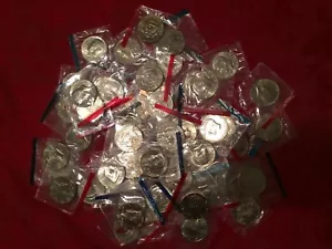 1971-1999 P, D Kennedy half dollars in Mint Cello BU set 54 coin Run US Coin Lot - Picture 1 of 1