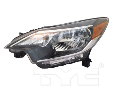 Faro halógeno lateral izquierdo TYC para Nissan Versa Note con bisel negro 2017-2018 Foto 1 de 3