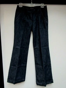 NEW YORK & CO Stretch Cotton Denim Jeans Flare Leg Mid Rise 4 33 x 32 EUC - Picture 1 of 5